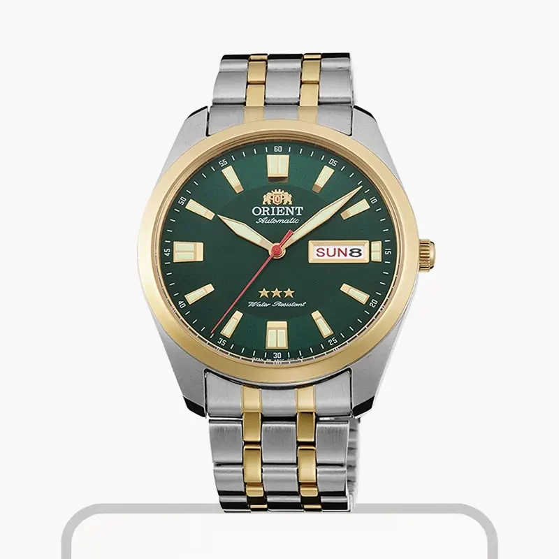 Orient Three Star Seo Automatic Green Dial Men's Watch  SAB0C008F8-B